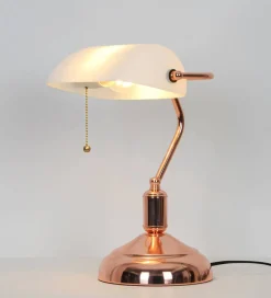 pöytävalaisin Banker vetokytkimellä 37 cm ruusukulta-va*Heat