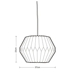 Heat riippuvalaisin Cairo valkoinen