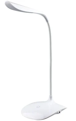 Outlet Heat Snow LED pöytävalaisin USB valkoinen