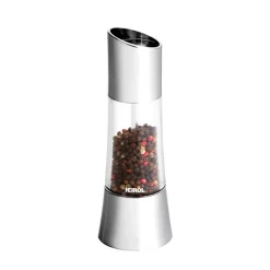 Pippuri kääntömylly 18 cm, teräs/akryyli*Heirol Outlet