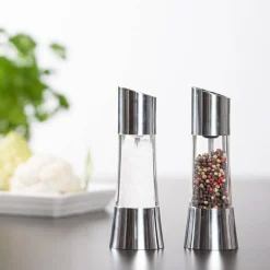 Pippuri kääntömylly 18 cm, teräs/akryyli*Heirol Outlet