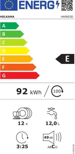 Outlet Helkama astianpesukone HAP603D