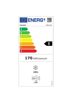 New Helkama pakastin HPK143E 103 l valkoinen