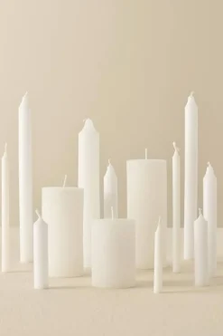 Online IB Laursen kynttilä 10 cm rustiikki valkoinen