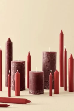 Online IB Laursen kynttilä 10 cm rustiikki punainen