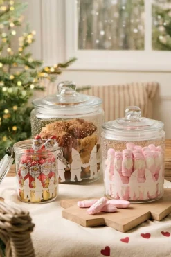 Discount IB Laursen lasipurkki Santa's helpers 700 ml patenttikansi