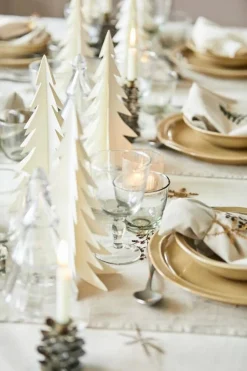 Best IB Laursen lautasliina oksa 40x40 cm luonnonvalkoinen