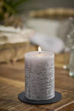 Discount IB Laursen pöytäkynttilä 10 cm rustiikki vaaleanharmaa