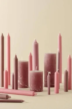 IB Laursen pöytäkynttilä 10 cm rustiikki malva