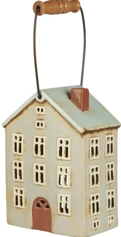 Outlet IB Laursen talolyhty Nyhavn puukahvalla ruskea ovi