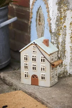 Outlet IB Laursen talolyhty Nyhavn puukahvalla ruskea ovi