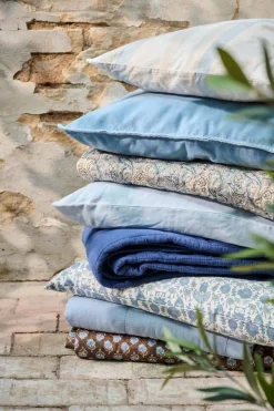 Online IB Laursen tyynynpäällinen Angela sininen kuvio