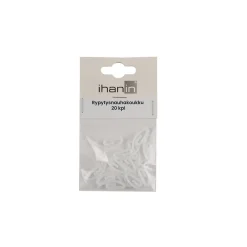 rypytysnauhakoukku valkoinen 20 kpl*Ihanin Sale