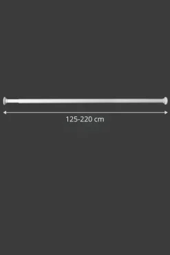 Sale Ihanin suihkuverhotanko 125-220 cm valkoinen