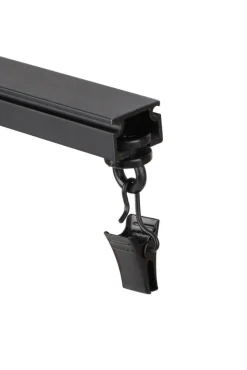 verhokiskon pyöröliuku nipistimellä musta 20 kpl*Ihanin Outlet