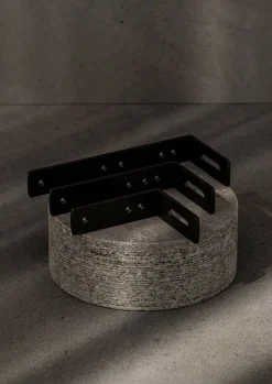 verhokiskon seinäkannakkeet M musta 2 kpl*Ihanin Discount