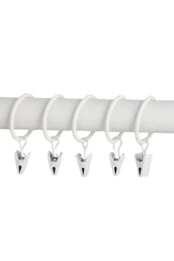 New Ihanin verhorenkaat nipistimellä 25/32 mm mattavalkoinen