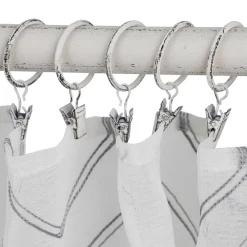 Outlet Ihanin verhorenkaat nipistimellä 10 kpl valkokulta