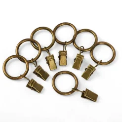 New Ihanin verhorenkaat nipistimellä 25/32 mm antiikkimessinki