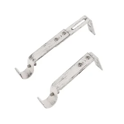 Ihanin verhotangon kannakkeet 19 mm valkokulta