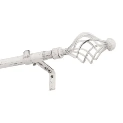 Ihanin verhotangon kannakkeet 19 mm valkokulta