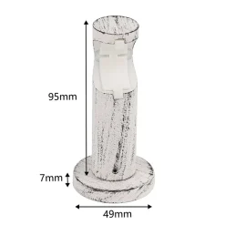 Sale Ihanin verhotangon kannakkeet 28 mm valkokulta