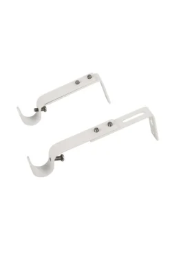 Clearance Ihanin verhotangon kannakkeet 19 mm mattavalkoinen