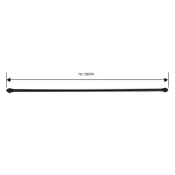 verhotanko Cafe 75-125 cm musta*Ihanin Best