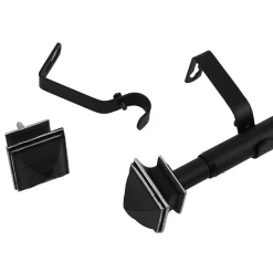 New Ihanin verhotanko Clara 160-310 cm mustakulta