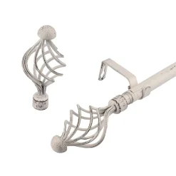 Discount Ihanin verhotanko Elena 120-210 cm valkokulta