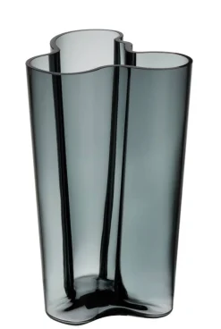 New Iittala Aalto Maljakko 251 mm tummanharmaa
