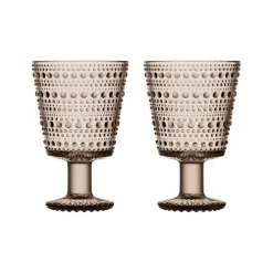 Kastehelmi Juomalasi 26 cl pellava 2kpl*Iittala Clearance