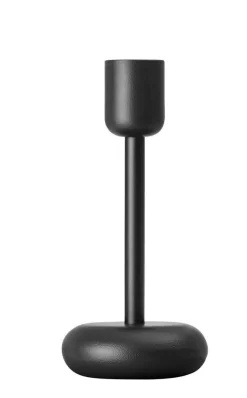 Nappula Kynttilänjalka 183 mm tummanharmaa*Iittala Hot