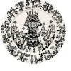 Taika Lautanen 27 cm musta*Iittala Hot