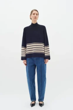 Best InWear neule GittellW 303148 Musta / Beige