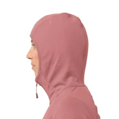 Discount Jack Wolfskin fleece Kolbenberg hooded fz W J0127 Mineral red