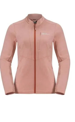New Jack Wolfskin fleecetakki Tervern W 2919 Rose dawn