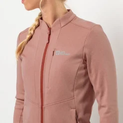 New Jack Wolfskin fleecetakki Tervern W 2919 Rose dawn
