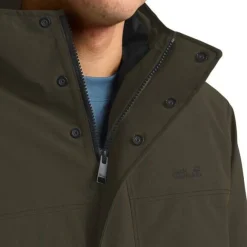 Jack Wolfskin takki Cold Camp Coat E0205 Obsidian moss