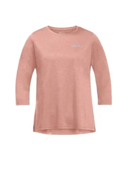 Online Jack Wolfskin t-paita 3/4 Crosstrail W 2919 Rose dawn