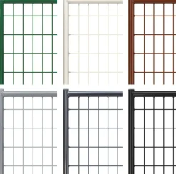 Jämpti MINI ovielementti tummanharmaa, lev. 200 cm, kork. 115 cm*Ju00e4mpti New