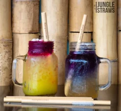 Discount Jungle Straw Bambupillisetti 6 kpl