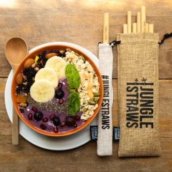 Discount Jungle Straw Bambupillisetti 6 kpl