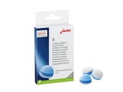 3-vaiheiset puhdistustabletit 6 kpl/pkt*Jura Hot