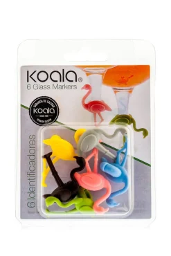 lasinmerkkaaja flamingo 6 kpl*Koala Online