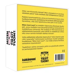 Kylsku00e5pspoesi Kylskåpspoesi kysymyspeli Miten Tiesit Tuon