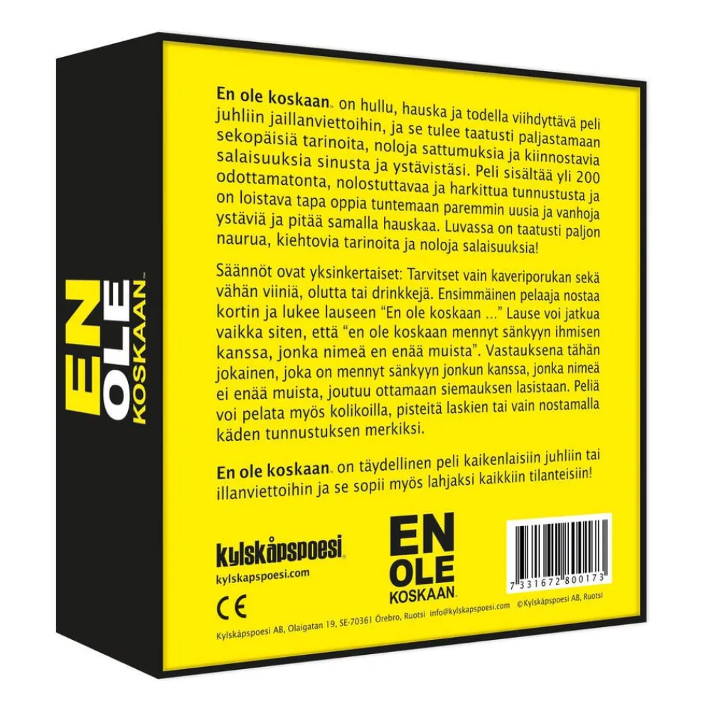 Kylskåpspoesi partypeli En Ole Koskaan*Kylsku00e5pspoesi Outlet