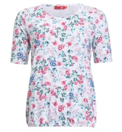 Lea H t-paita Alberta Luonnonvalkoinen