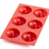 donitsivuoka 6 kpl silikonia punainen*Lekue Best