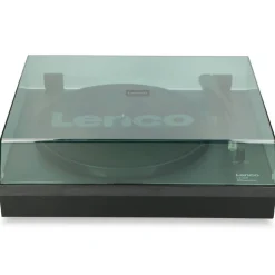 Clearance Lenco vinyylilevysoitin + kaiuttimet LS-300  musta